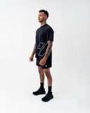 Perform Hybrid Oversized T-Shirt — Black