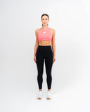Impulse High Neck Bra Coral