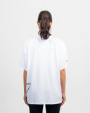 Perform Hybrid Oversized T-Shirt — White