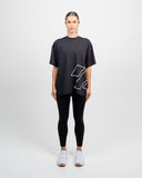 Perform Hybrid Oversized T-Shirt — Black